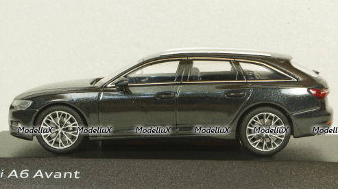 Audi A6 Avant C8 2018 black, iScale 1:43