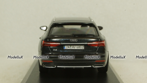 Audi A6 Avant C8 2018 black, iScale 1:43