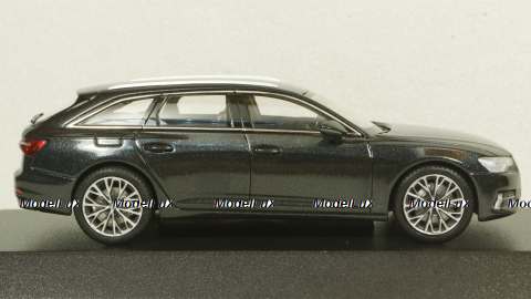 Audi A6 Avant C8 2018 black, iScale 1:43