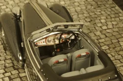 Lancia Astura Tipo 233 Corto 1936 grey metallic, 437125334, Minichamps 1:43