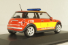 Mini Cooper One (R52) fire engine Munchen 2001, red, 431138190, Minichamps 1:43