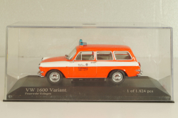 Volkswagen 1600 Variant Solingen, fire engine, 430055395, Minichamps 1:43