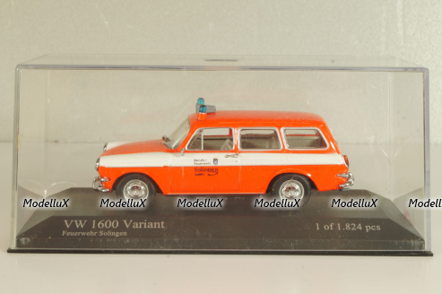 Volkswagen 1600 Variant Solingen, fire engine, 430055395, Minichamps 1:43