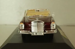 Mercedes-Benz 220 SE Cabriolet (W111) 1965, dark red, 4311, Faller 1:43