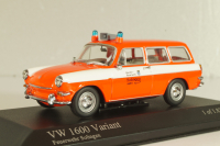 Volkswagen 1600 Variant Solingen, fire engine, 430055395, Minichamps 1:43