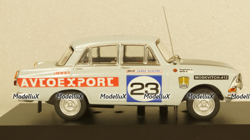 Москвич-412 из к/ф "Гонщики" 1972г.,TruckTyr 1:43