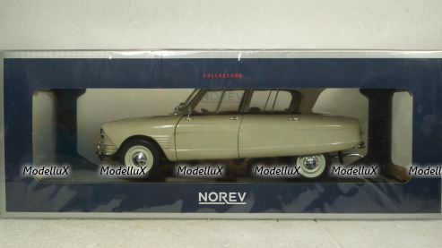 Citroen Ami 6 1965 white, 181529, Norev 1:18