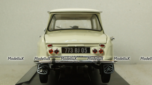Citroen Ami 6 1965 white, 181529, Norev 1:18