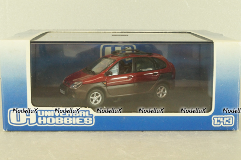 Renault Scenic RX4 2.0 16V, red/grey, Universal Hobbies 1:43