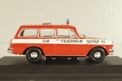 Volkswagen 1600 Variant ULM 1969, fire engine, 430055396, Minichamps 1:43