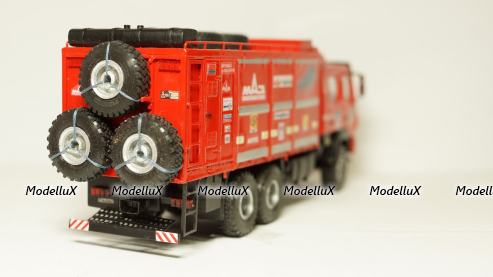 МАЗ 63028, Дакар техничка №728 2018, АвтоБюро 1:43 