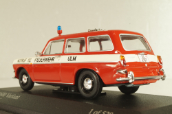 Volkswagen 1600 Variant ULM 1969, fire engine, 430055396, Minichamps 1:43