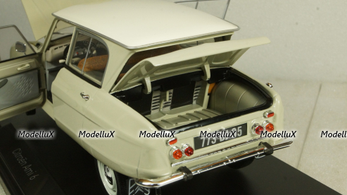 Citroen Ami 6 1965 white, 181529, Norev 1:18