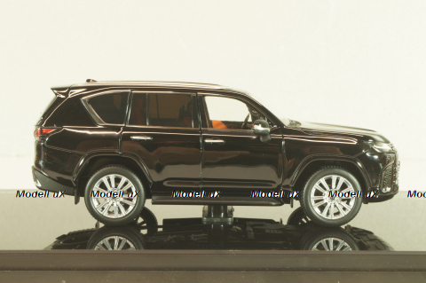 Lexus LX600 2022, black, LCD43013BL, LCD 1:43