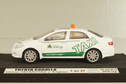 Toyota Corolla (E140) Taxi 2006  юбилейная модель Казанского клуба коллекционеров г. Казань 2015 1:43