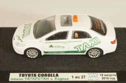 Toyota Corolla (E140) Taxi 2006  юбилейная модель Казанского клуба коллекционеров г. Казань 2015 1:43
