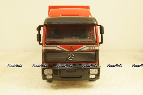 Mercedes 1844 S седельный тягач с контейнеровозом и циcтерной-контейнером, B66000159, NZG 1:43