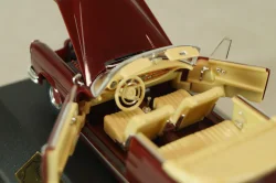 Mercedes-Benz 220 SE Cabriolet (W111) 1965, dark red, 4311, Faller 1:43