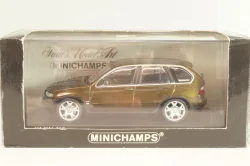 BMW X5 4.4i (E53) 1999 oliv metallic, 431028477, Minichamps 1:43