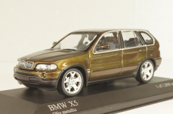 BMW X5 4.4i (E53) 1999 oliv metallic, 431028477, Minichamps 1:43