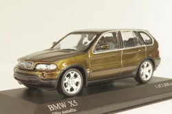 BMW X5 4.4i (E53) 1999 oliv metallic, 431028477, Minichamps 1:43