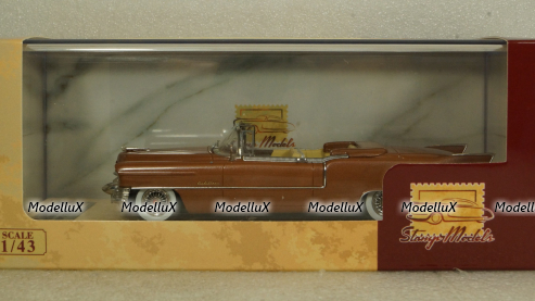 Cadillac Eldorado Biarritz open top 1955, copper metallic , STM55005, Stamp Models 1:43
