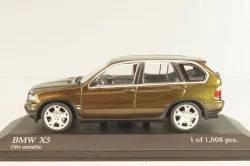 BMW X5 4.4i (E53) 1999 oliv metallic, 431028477, Minichamps 1:43