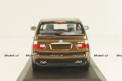 BMW X5 4.4i (E53) 1999 oliv metallic, 431028477, Minichamps 1:43
