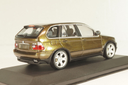BMW X5 4.4i (E53) 1999 oliv metallic, 431028477, Minichamps 1:43