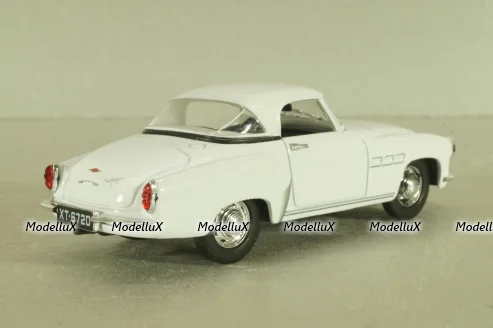 Wartburg 313 Sport 1957, white, Kultowe Auta PRL-u  #47, Deagostini 1:43
