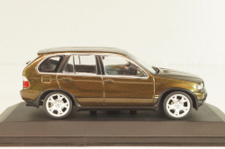 BMW X5 4.4i (E53) 1999 oliv metallic, 431028477, Minichamps 1:43