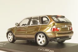 BMW X5 4.4i (E53) 1999 oliv metallic, 431028477, Minichamps 1:43