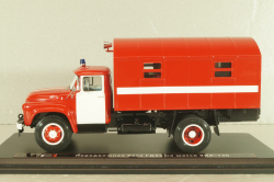 Передвижная база ГДЗС, пожарный автомобиль на шасси Зил-130, TR4805, TruckTyr 1:43