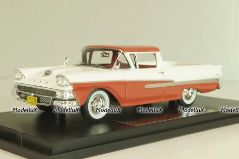 Ford Ranchero pick up 1958, red/white, L.e.157 of 180 pcs., GC-70A, Goldvarg 1:43 