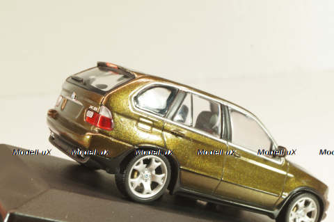 BMW X5 4.4i (E53) 1999 oliv metallic, 431028477, Minichamps 1:43