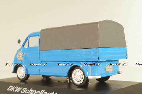 DKW Schnellaster Typ 30 pickup 1954, blue, 02401, Schuco 1:43