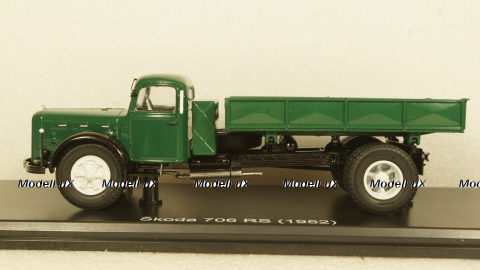 Skoda 706 RS 3-side dump truck 1952, green, PCL47130, Premium Classixxs 1:43