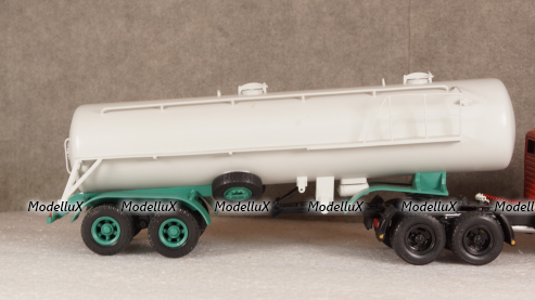 Полуприцеп цистерна С-652 цементовоз , Viko models 1:43