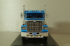 Ford LTL-9000 tractor 1978, blue with black strips, TR023, IXO 1:43