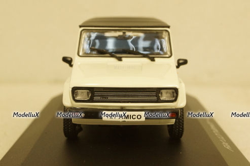 Fiat 127 Amico 1980 white/black, Altaya 1:43