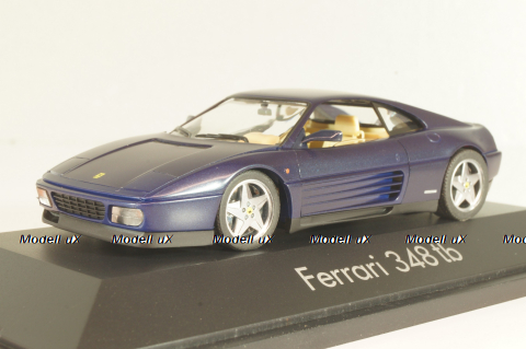 Ferrari 348 tb coupe 1989, dark matt blue, 010115, Herpa 1:43 (Новая)