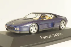 Ferrari 348 tb coupe 1989, dark matt blue, 010115, Herpa 1:43 (Новая)
