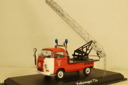 Volkswagen T2a Feuerwehr mit Drehleiter  03341, Schuco 1:43
