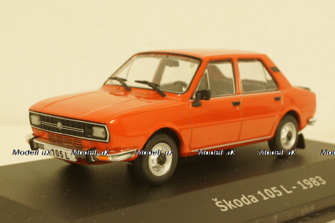 Skoda 105L 1983 red, Altaya 1:43 