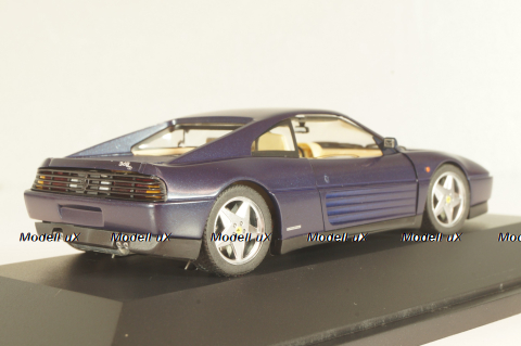 Ferrari 348 tb coupe 1989, dark matt blue, 010115, Herpa 1:43 (Новая)