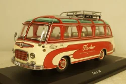 Setra S6 Autobus "Fischer" 1956, 450283700, Schuco 1:43