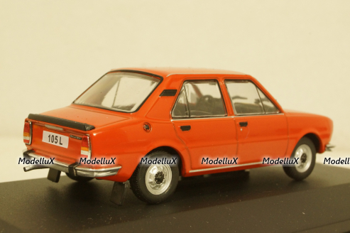 Skoda 105L 1983 red, Altaya 1:43 