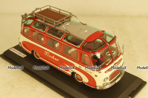 Setra S6 Autobus "Fischer" 1956, 450283700, Schuco 1:43