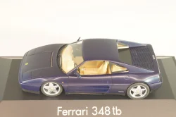 Ferrari 348 tb coupe 1989, dark matt blue, 010115, Herpa 1:43 (Новая)