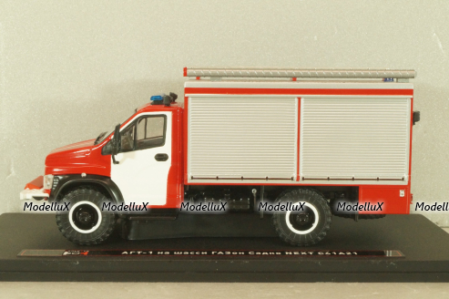АГТ-1 пожарный автомобиль на шасси ГАЗон Садко NEXT C41F21, TR4803, TruckTyr 1:43